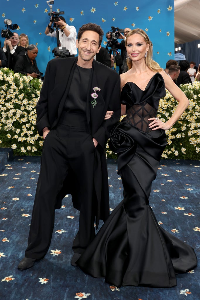 Adrien Brody, Georgina Chapman, Met Gala 2025