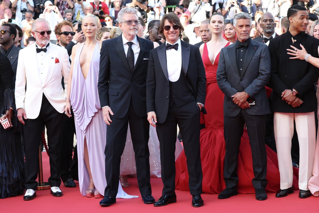 Erik Jendresen, Pom Klementieff, Christopher McQuarrie, Joel Bervell, Tom Cruise, Hayley Atwell, Esai Morales, Greg Tarzan Davis, cannes 2025