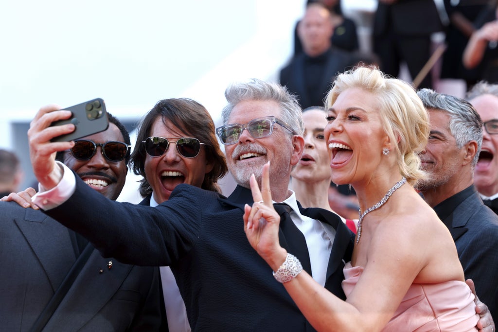 Tramell Tillman, Tom Cruise, Christopher McQuarrie, Hayley Atwell, Hannah Waddingham, Esai Morales, Cannes 2025