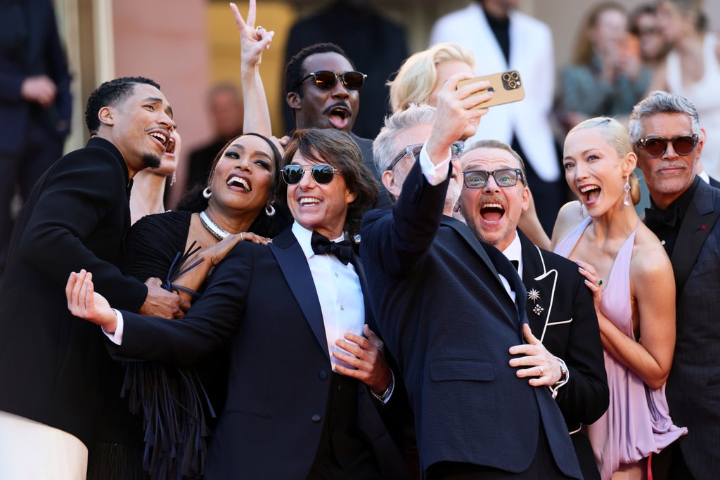 Greg Tarzan Davis, Angela Bassett, Tom Cruise, Tramell Tillman, Christopher McQuarrie, Simon Pegg, Hannah Waddingham, Pom Klementieff , Esai Morales, Cannes 2025