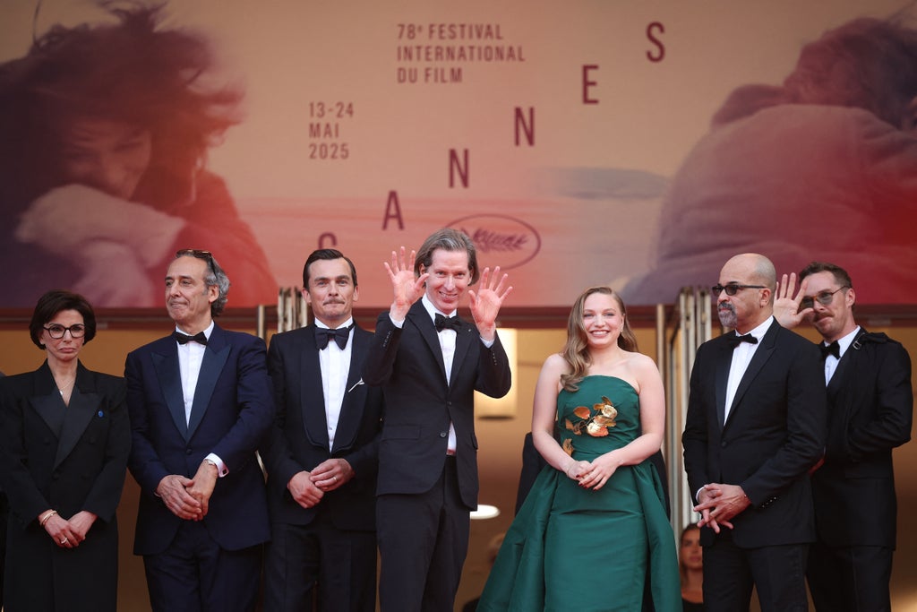 Rachida Dati, Alexandre Desplat, Rupert Friend, Wes Anderson, Mia Threapleton, Jeffrey Wright, Benedict Cumberbatch, Cannes 2025