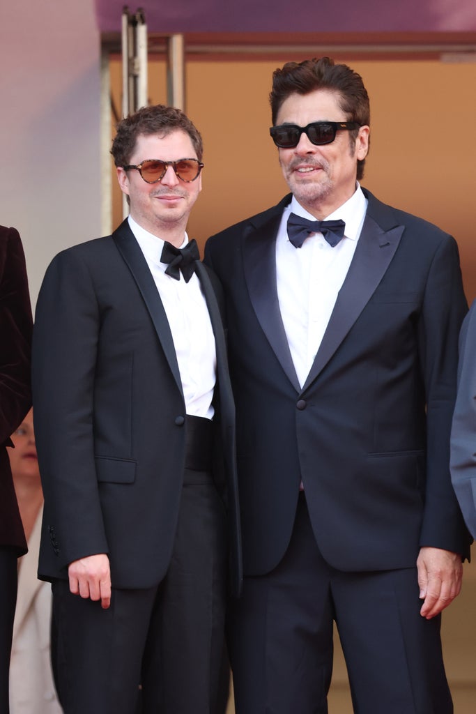 Michael Cera and Benicio del Toro, Cannes 2025