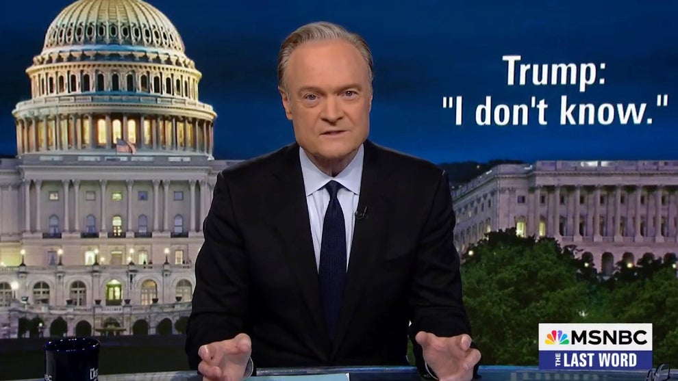 Lawrence O'Donnell hosting the May 5, 2025 edition of "The Last Word" (MSNBC)