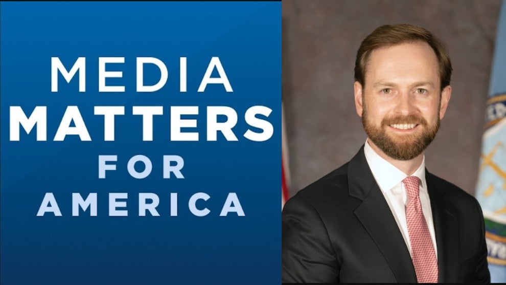 Media Matters Logo, FTC Chair Andrew Ferguson