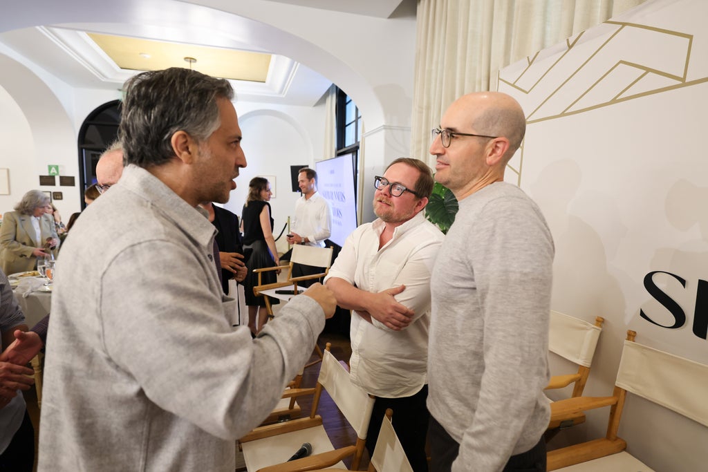 TheWrap's Showrunners and Creators of Emmy Season Breakfast, Eric Ledgin, “St. Denis Medical”, Patrick Schumacher, “Abbott Elementary”, and Justin Halpern, “Abbott Elementary