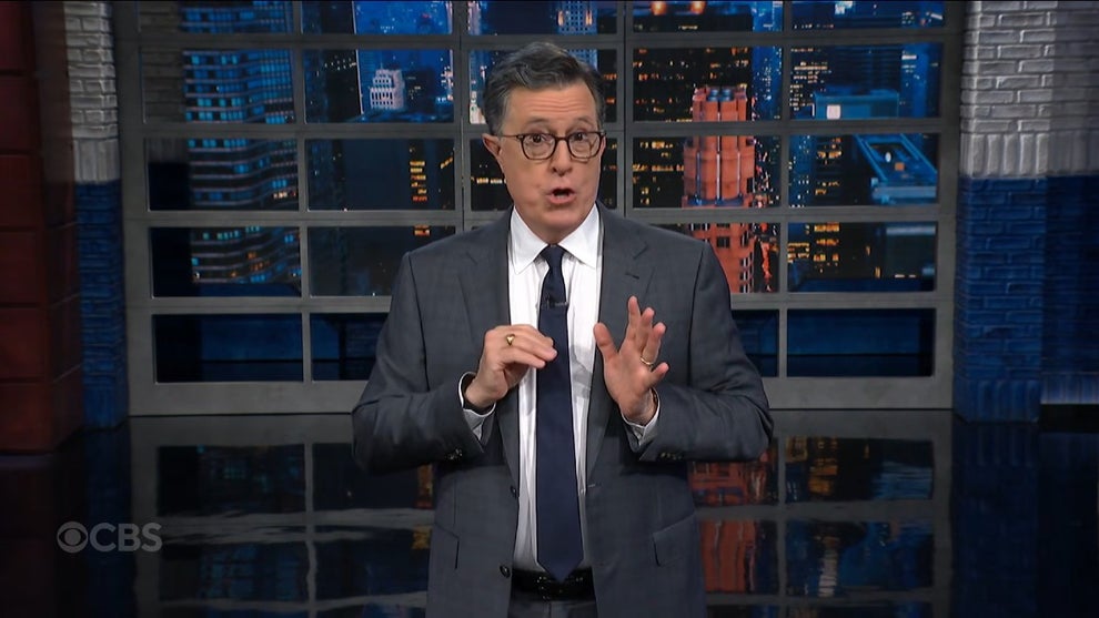 Stephen Colbert Imagines Trump Trojan War