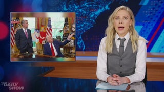 ‘The Daily Show’ Mocks Trump’s 100th Day Oval Office Interview: He ‘Forgot to Do the Reading’ | Video