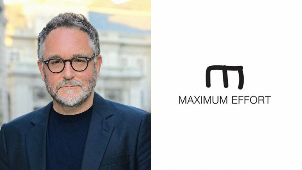Colin Trevorrow and Maximum Effort Logo (Credit: Colin Trevorrow and Maximum Effort)