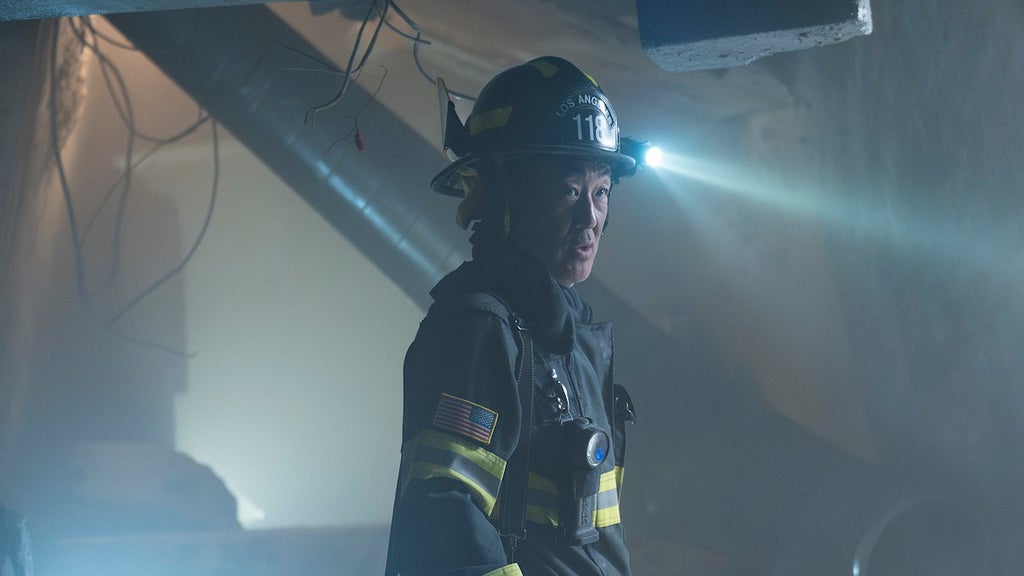 Kenneth Choi as Chimney on "9-1-1
