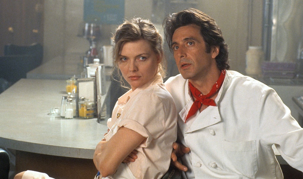 Michelle Pfeiffer and Al Pacino in 'Frankie And Johnny'