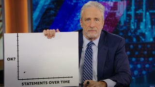 Jon Stewart Proclaims He’s Not Going to Get Distracted by Trump’s Pope Image, Immediately Gets Distracted by It | Video