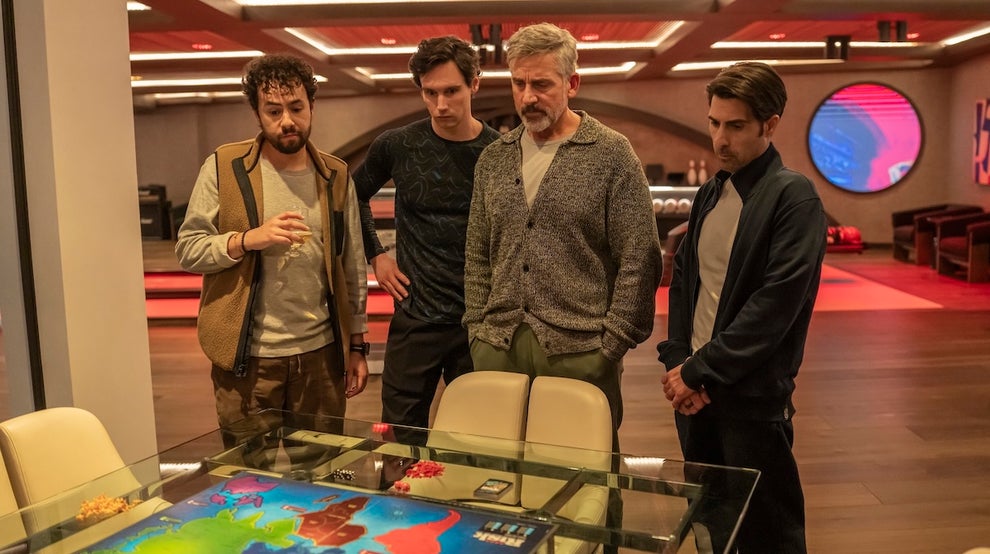 mountainhead-ramy-youssef-cory-michael-smith-steve-carell-jason-schwartzman-hbo