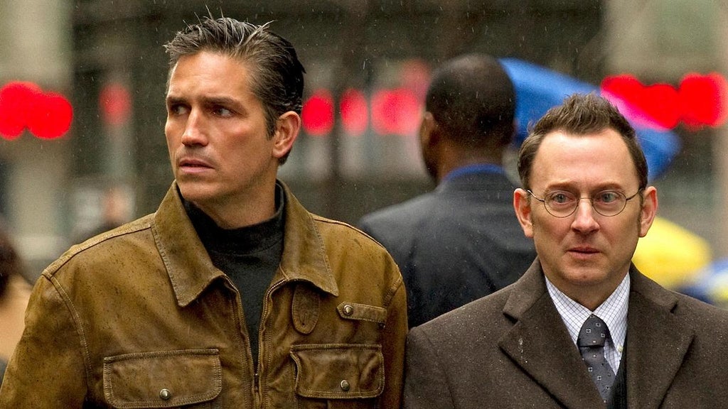 Jim Caviezel and Michael Emerson in "Person of Interest"