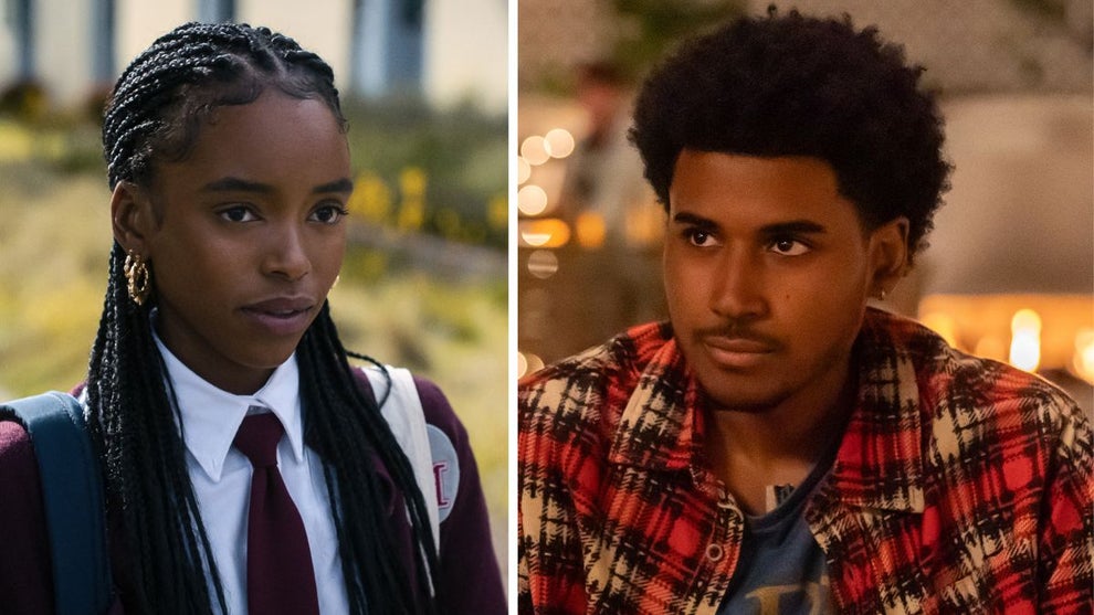 Lovie Simon and Michael Cooper Jr. as Keisha and Justin in "Forever" (Credit: Netflix)