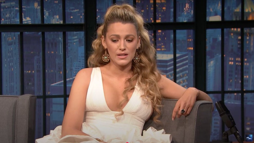 Blake Lively on "Late Night With Seth Meyers" (NBC)