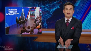 ‘The Daily Show’ Mocks Trump’s Stephen A. Smith Town Hall Gaffe as ‘Beautiful Mix of Racism and Dementia’ | Video
