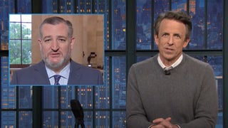Seth Meyers Predicts Ted Cruz Will Walk Back Criticism of Trump Taking Qatari Jet if He Gets Invited On | Video