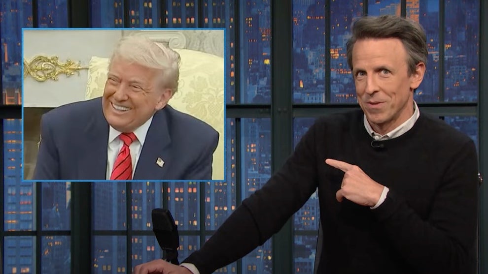 Seth Meyers during "A Closer Look" (NBC)