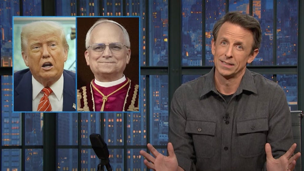 Seth Meyers during "A Closer Look" (NBC)