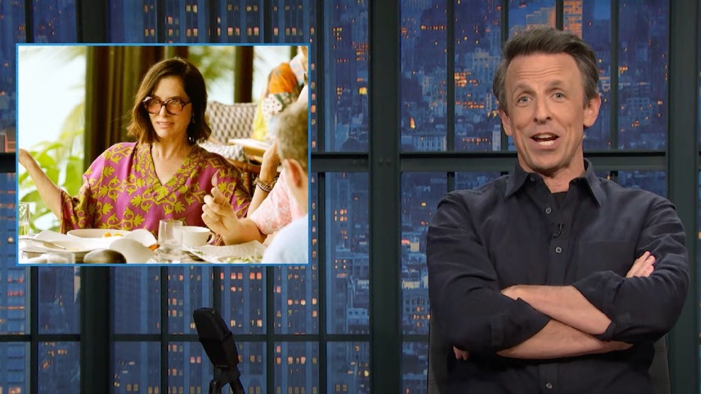 Seth Meyers discusses "The White Lotus" during "A Closer Look" (NBC)