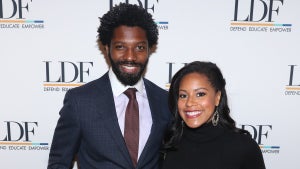 Sheinelle Jones and Uche Ojeh attend the NAACP LDF 33rd National Equal Justice Awards Dinner at Cipriani 42nd Street on November 07, 2019 in New York City. (Photo by Bennett Raglin/Getty Images for NAACP LDF)