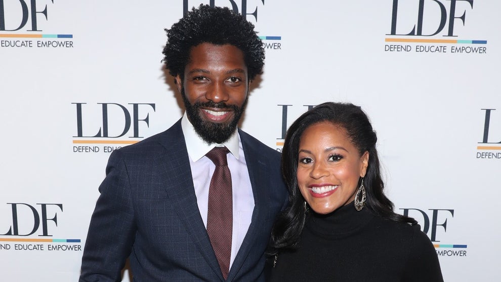 Sheinelle Jones and Uche Ojeh attend the NAACP LDF 33rd National Equal Justice Awards Dinner at Cipriani 42nd Street on November 07, 2019 in New York City. (Photo by Bennett Raglin/Getty Images for NAACP LDF)