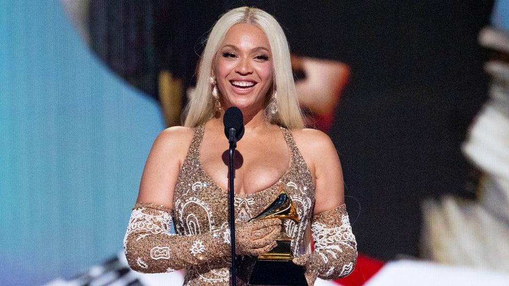 Beyoncé is seen onstage at the 67th annual Grammy Awards on February 02, 2025 in Los Angeles, California. (Emma McIntyre/Getty Images)
