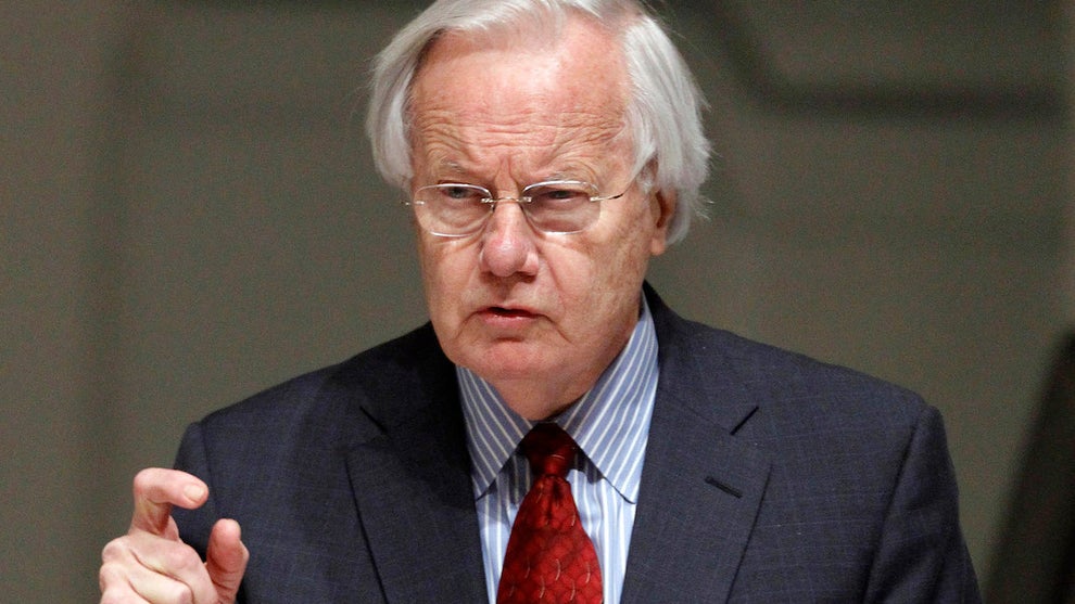 Bill Moyers speaks in Washington, D.C. – 2011. (Credit: Alex Brandon-Pool/Getty Images)