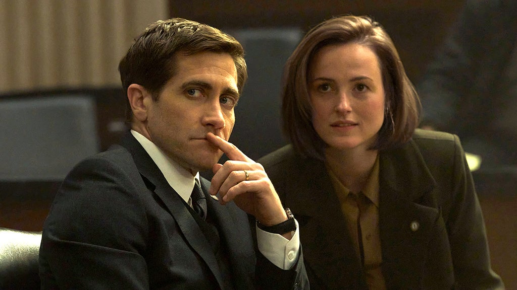 Jake Gyllenhaal and Renate Reinsve in "Presumed Innocent" (Apple TV+)