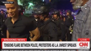 CNN reporter detained by LAPD during LA protests