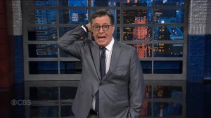 Colbert monologue Trump's cease-fire f-bomb