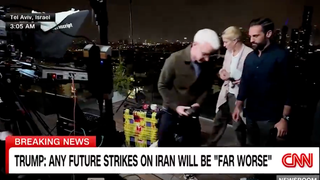 Iran Missile Threat Forces Anderson Cooper, CNN Crew to Evacuate Live on Air | Video