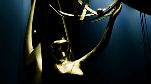 Emmy statuette detail