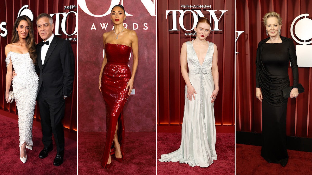 George and Amal Clooney Jean Smart Sadie Sink Nicole Scherzinger Tony Awards 2025