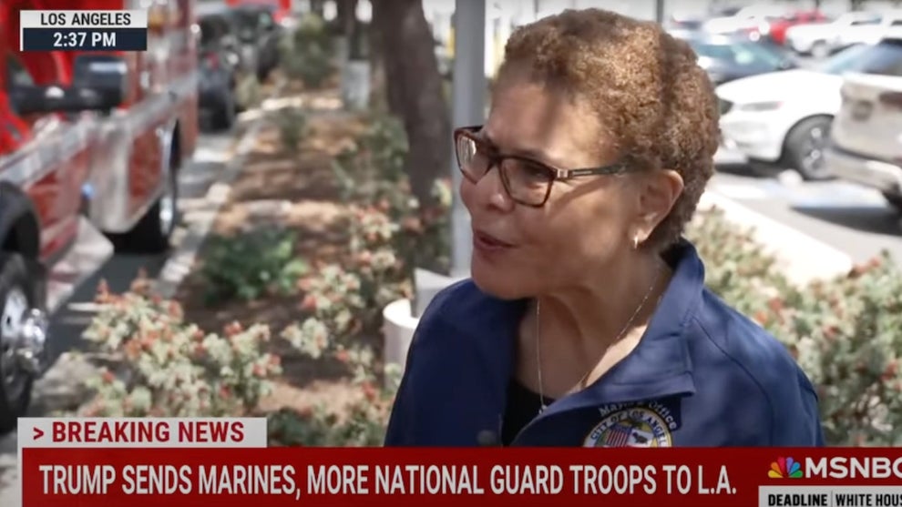 Karen Bass (Credit: MSNBC)
