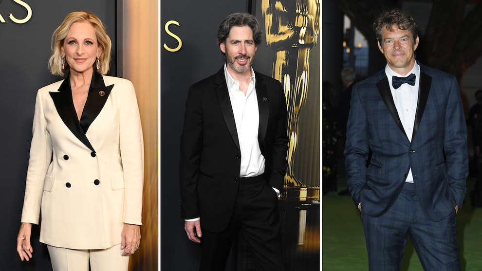 Marlee Matlin, Jason Reitman and Jason Blum