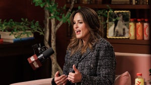 Mariska Hargitay on "Call Her Daddy" (Credit: Call Her Daddy/SiriusXM)