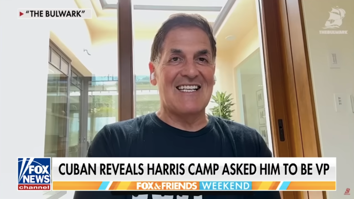 Mark Cuban Says He Turned Down Kamala Harris’ Offer to Be Considered for VP: ‘I’m Not Very Good as a No. 2’ | Video
