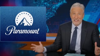 Jon Stewart Dings Parent Company Paramount Amid Merger Struggles | Video
