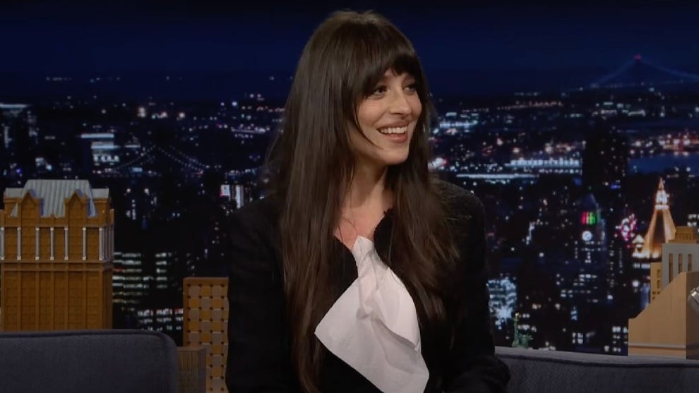 Dakota Johnson on "The Tonight Show" (NBC)