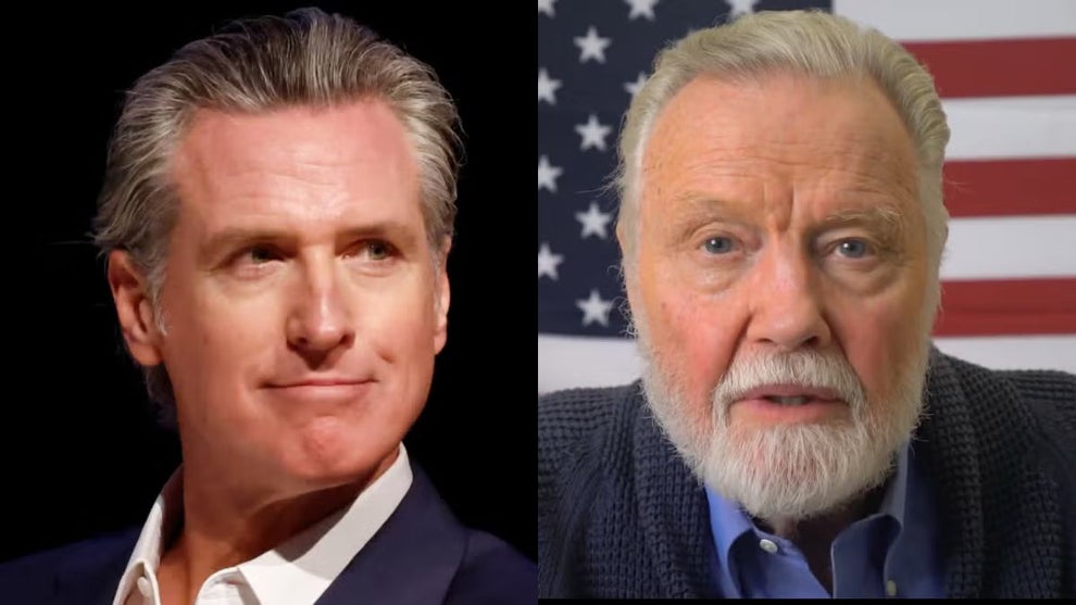 Gavin Newsom, Jon Voight
