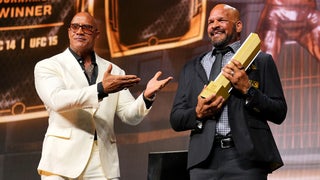 Dwayne ‘The Rock’ Johnson Helps Induct Mark Kerr Into UFC Hall of Fame Ahead of ‘The Smashing Machine’