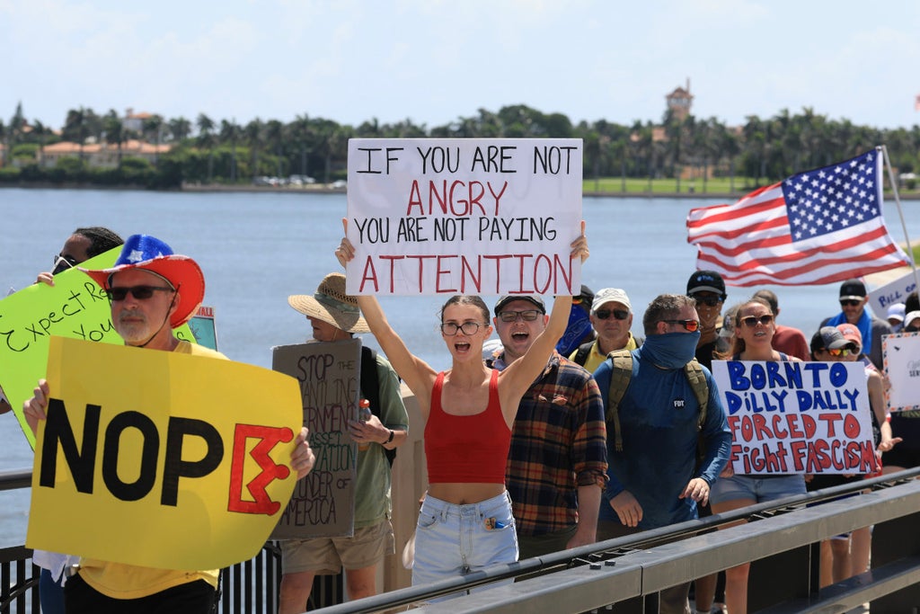 Anti-Trump "No Kings" Protests Take Place Across The Country