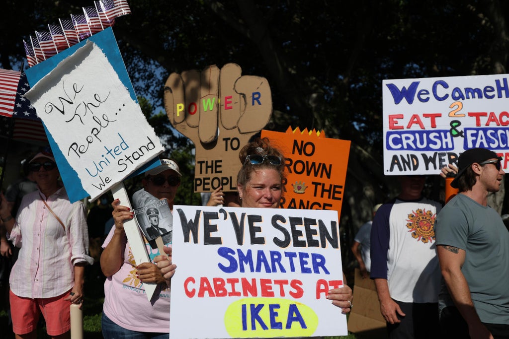 Anti-Trump "No Kings" Protests Take Place Across The Country