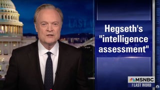 Lawrence O’Donnell Says Pete Hegseth Presser Raises Questions on His Sobriety: ‘Like a Character in Drunk History’ | Video