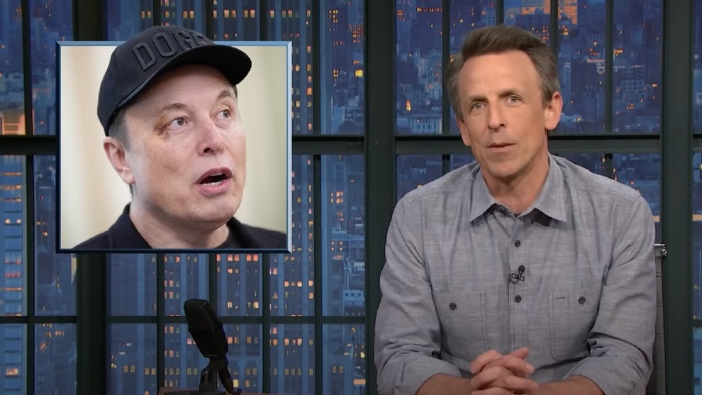 Seth Meyers hosts "Late Night" (NBC)