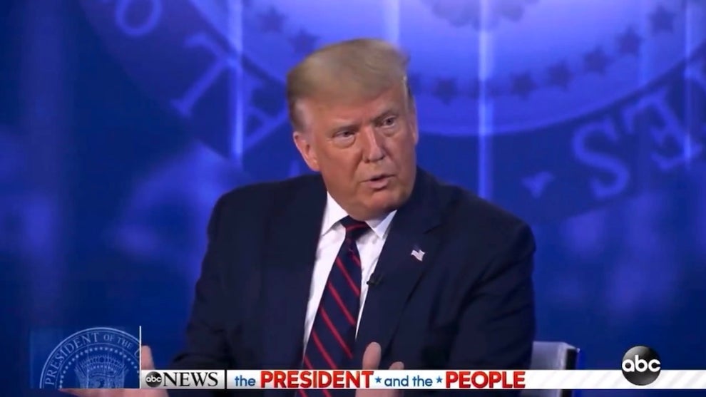 Donald Trump in a 2020 interview with ABC News