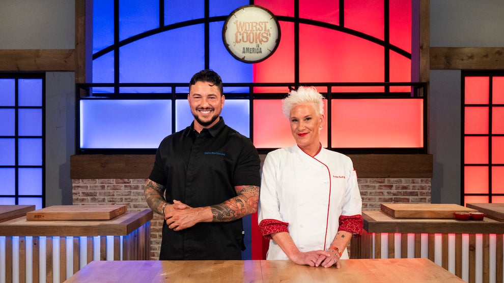 Gabe Bertaccini, Anne Burrell, "Worst Cooks"