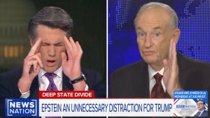 Leland Vittert and Bill O'Reilly (Credit: NewsNation)