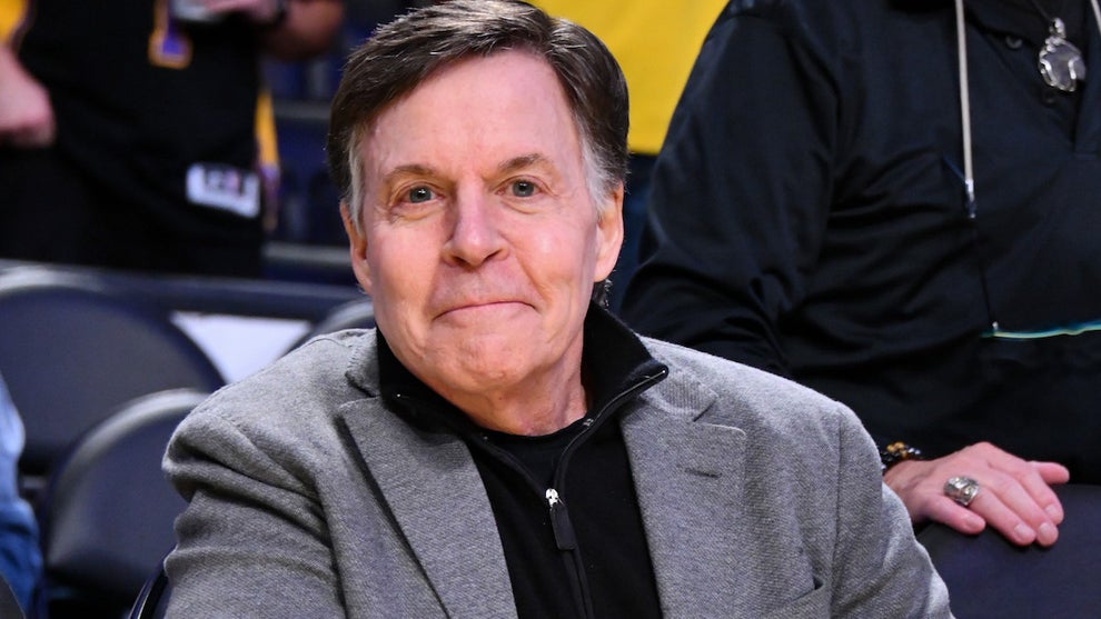 Bob Costas attends a Los Angeles Lakers game in March 2025. (Credit: Allen Berezovsky/Getty Images)